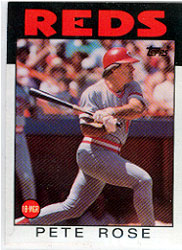 1986 Topps Baseball Cards      001      Pete Rose